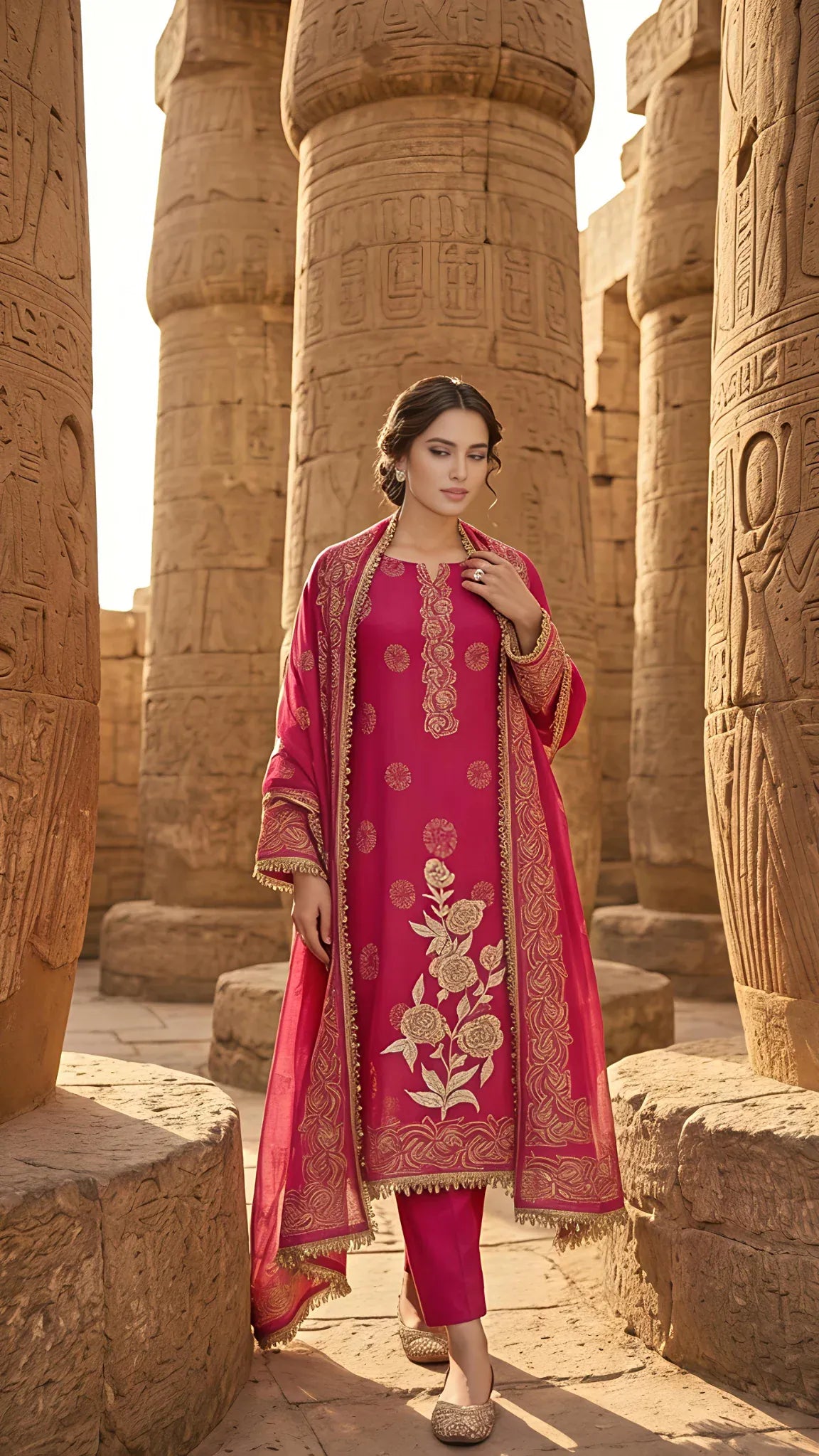 Rani Noor Zari Elegance Suit Set