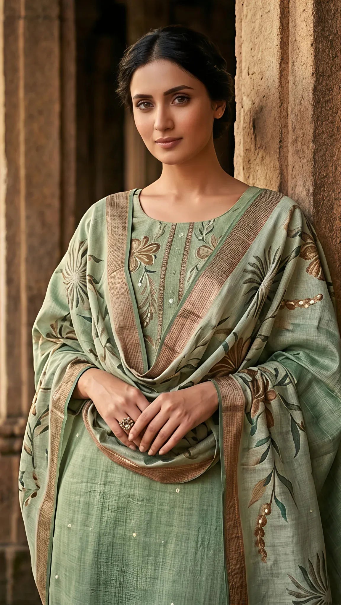 Mint Blossom Serenity Suit Set