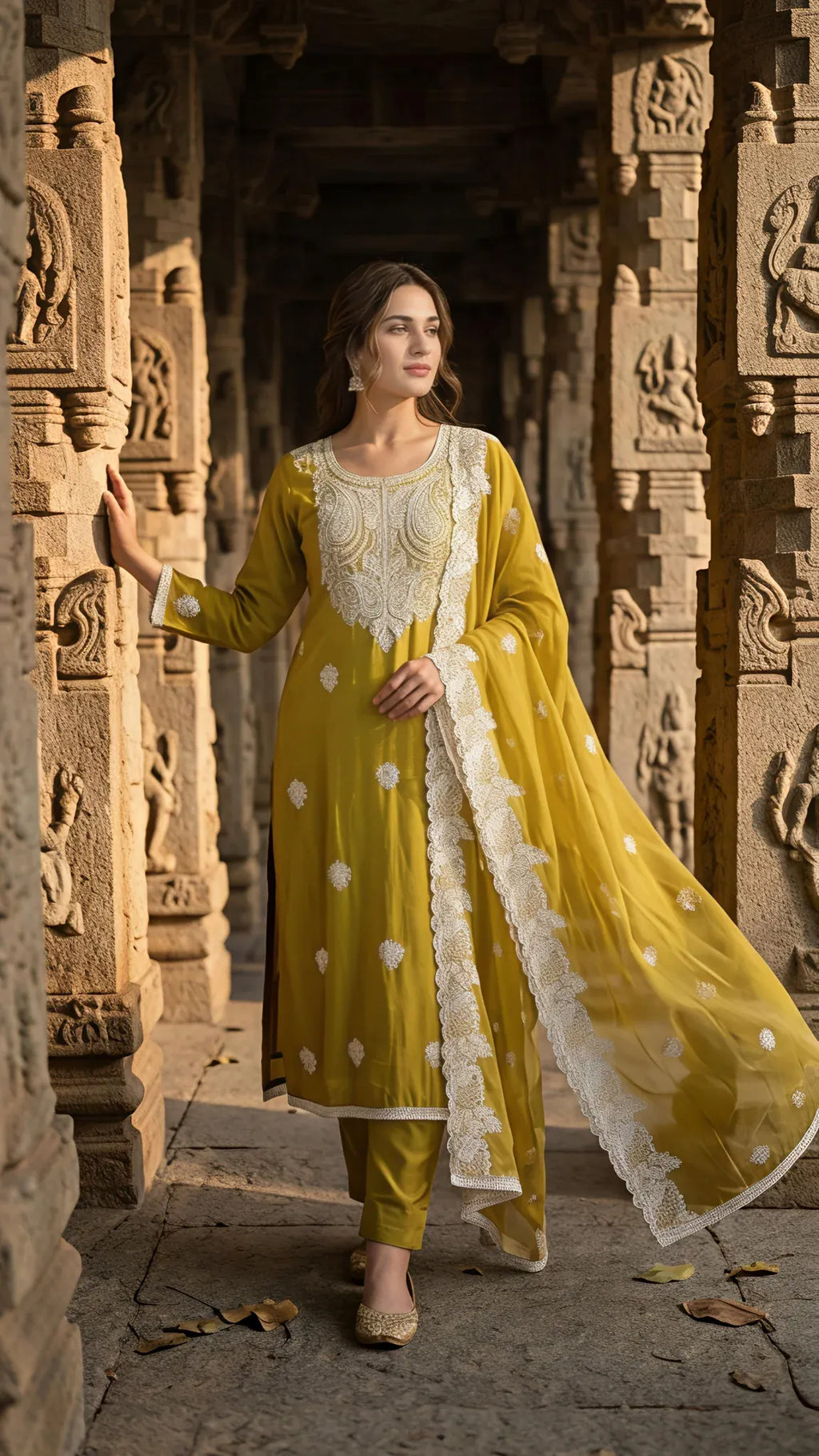 Zaitoon Noor Embroidered Suit Set
