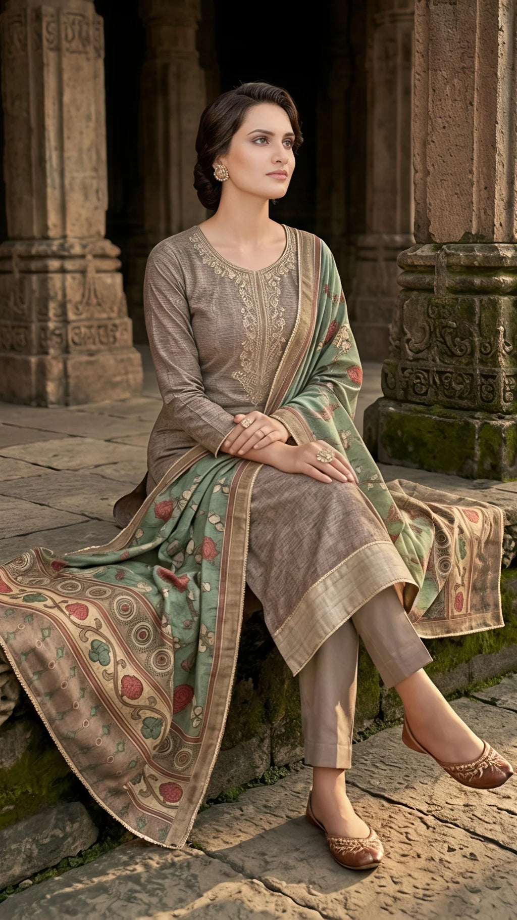 Sage Garden Luxe Suit Set
