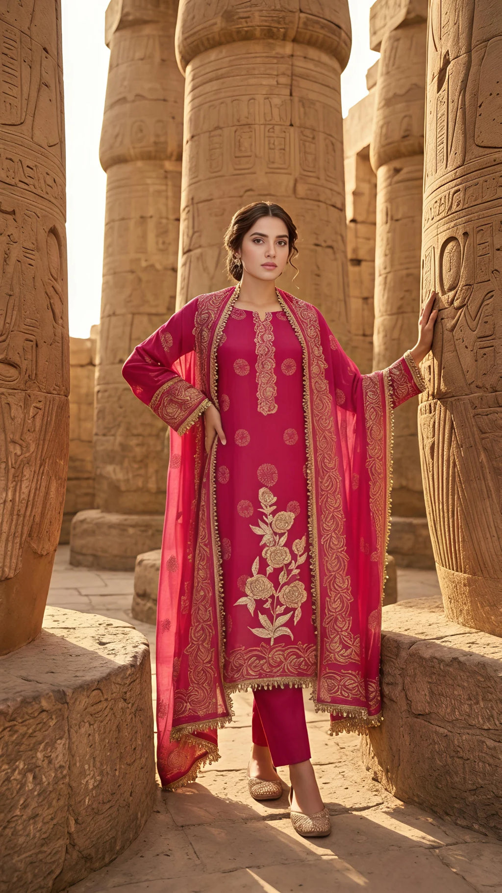 Rani Noor Zari Elegance Suit Set