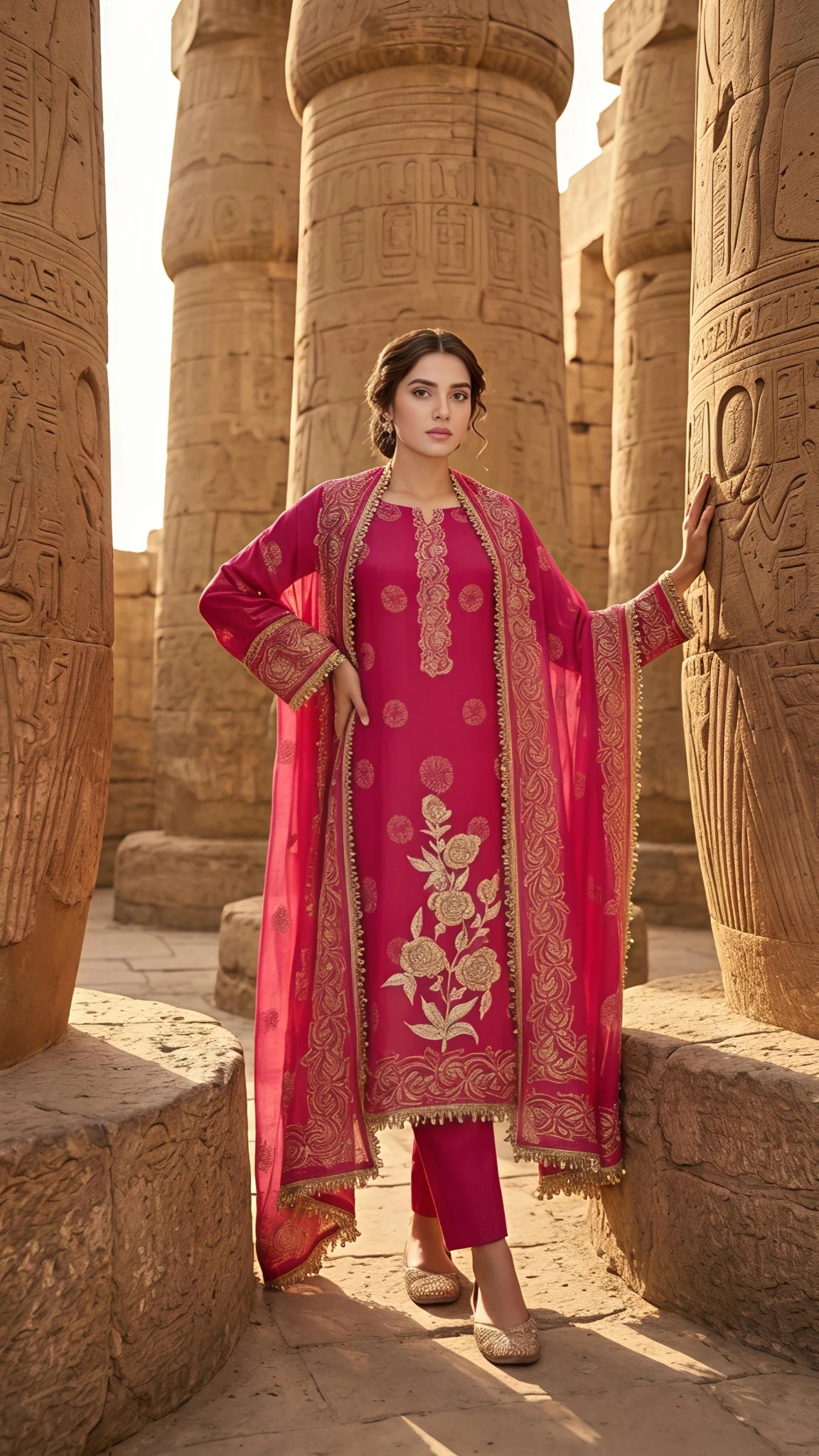 Rani Noor Zari Elegance Suit Set