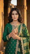Emerald Noor Embroidered Suit Set