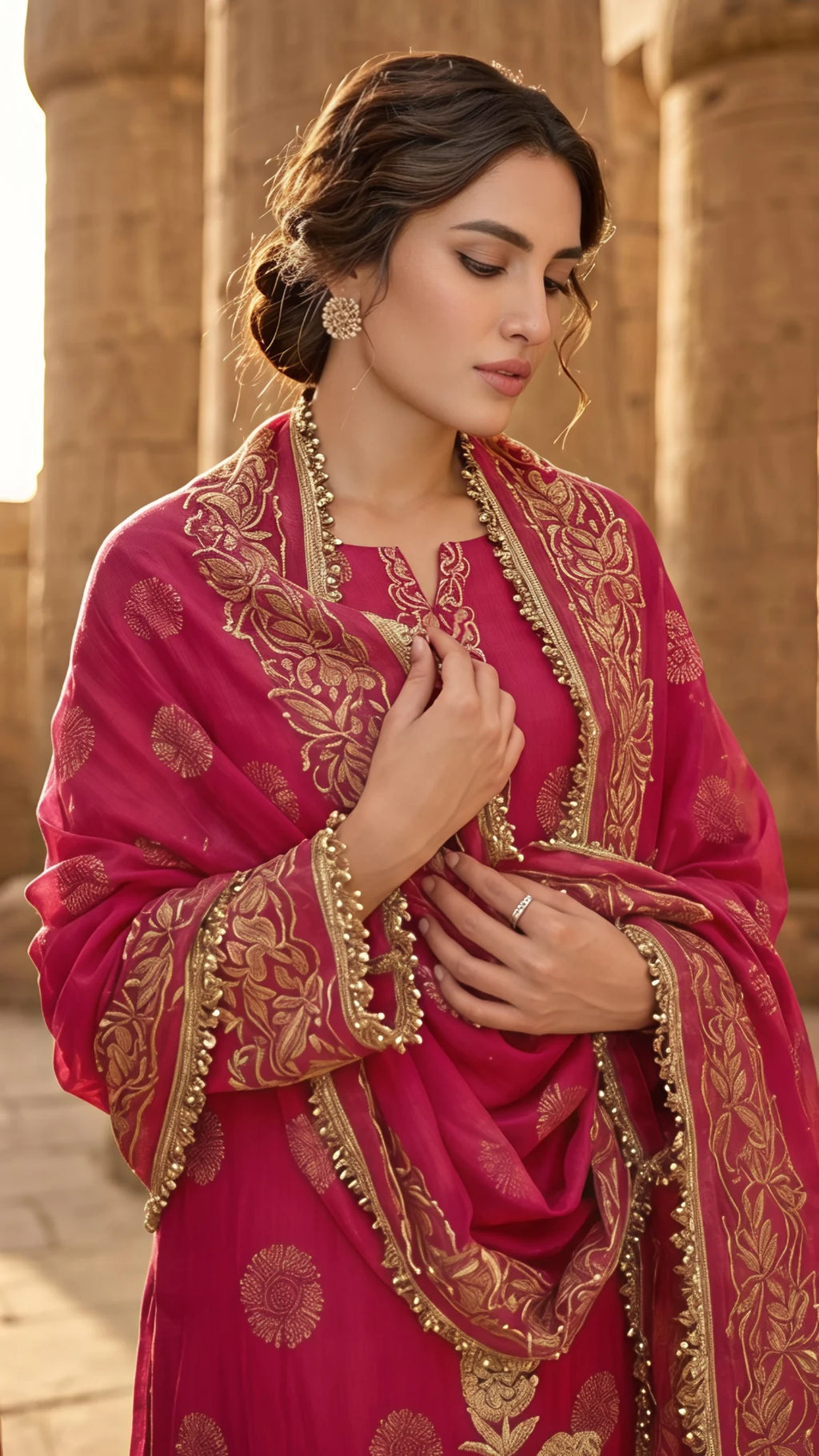 Rani Noor Zari Elegance Suit Set