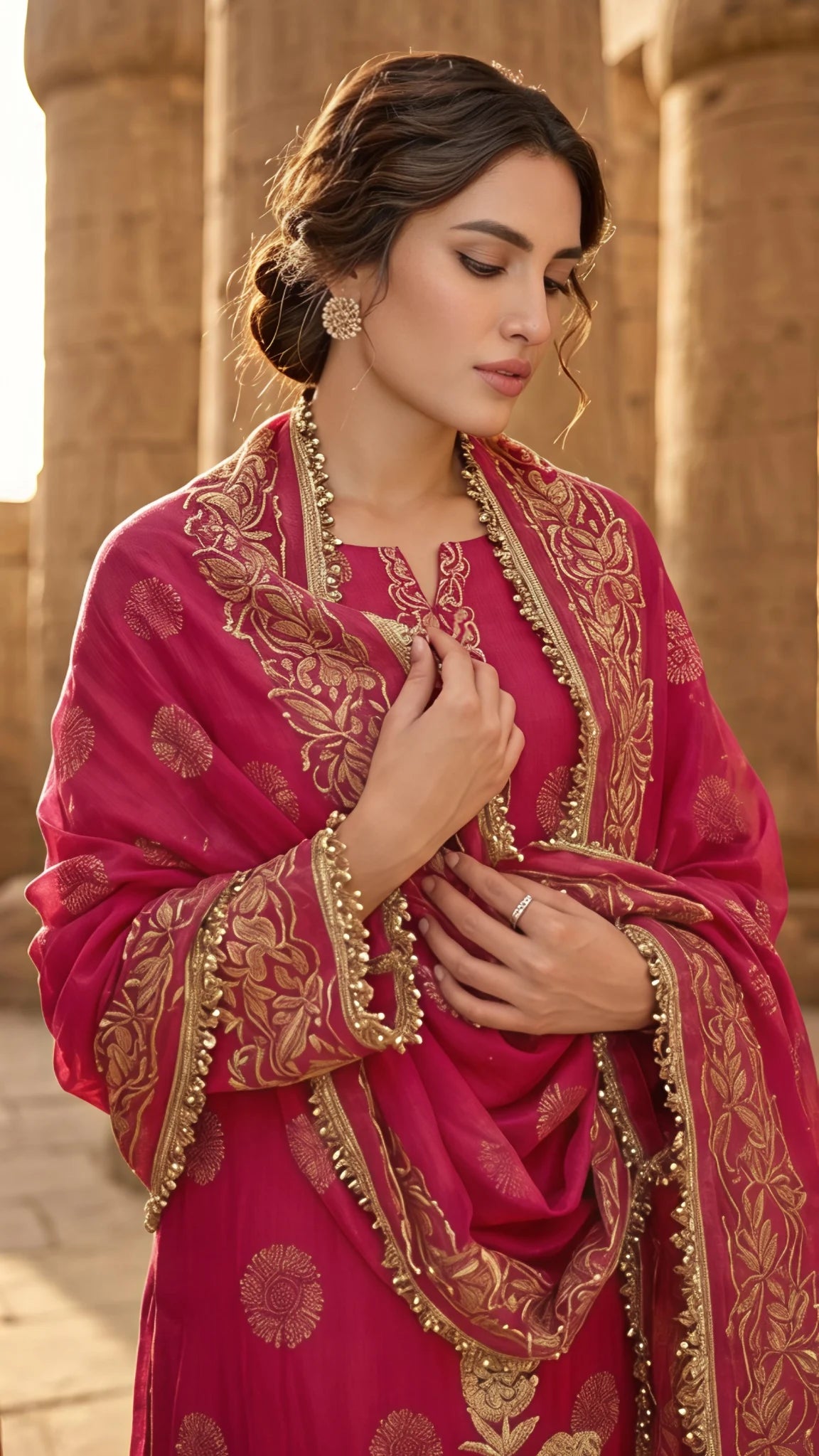 Rani Noor Zari Elegance Suit Set