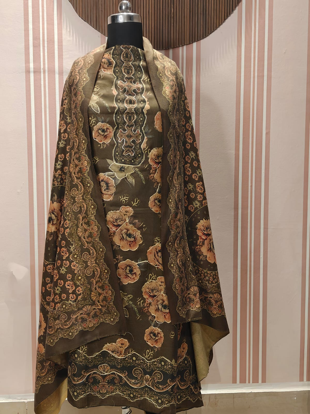 Vintage Floral Green