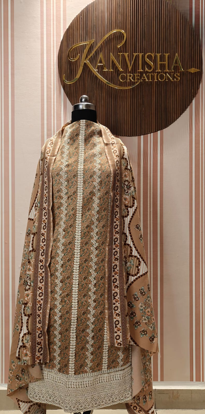 Timeless Elegance Pashmina Brown