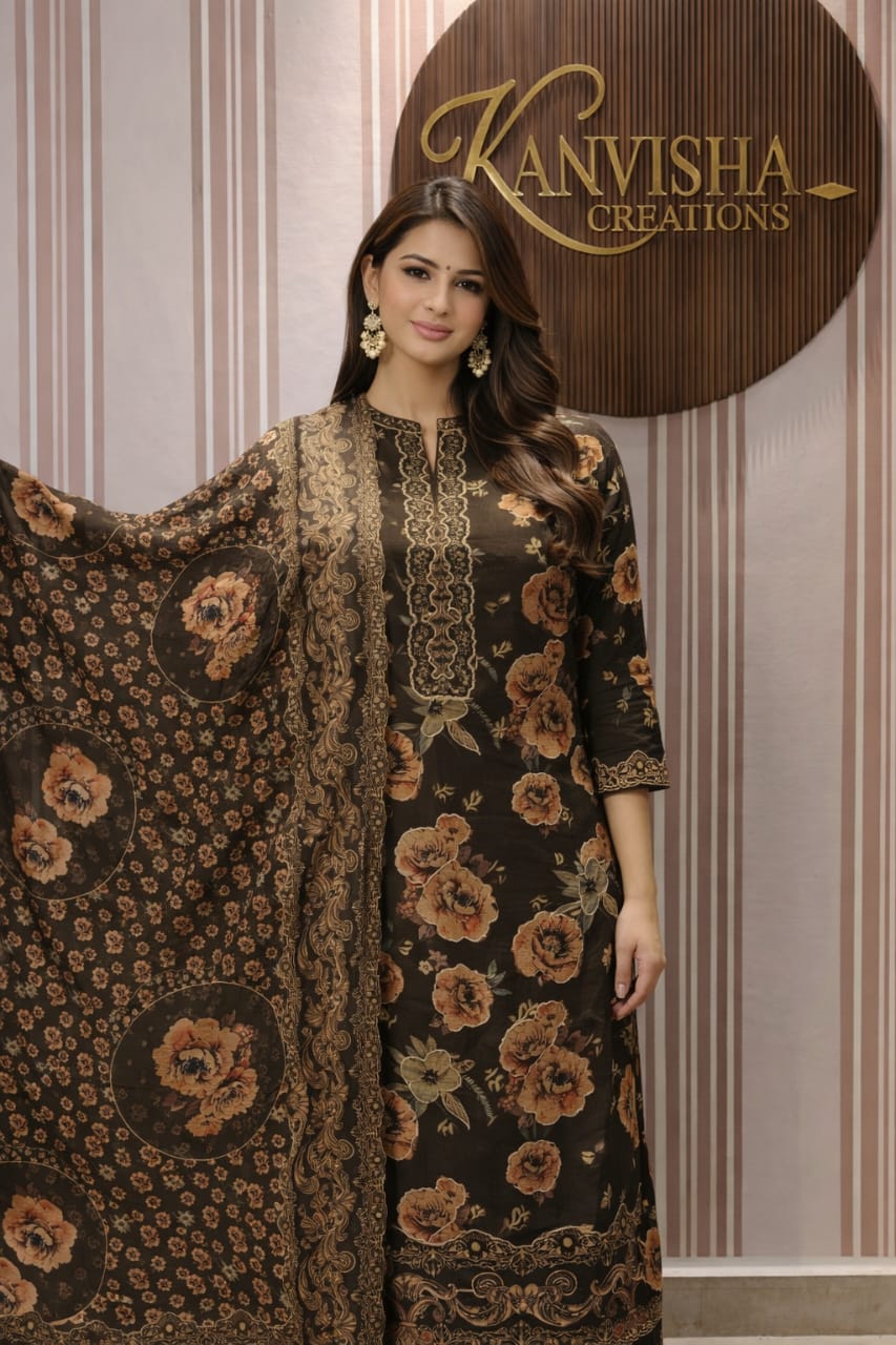 Vintage Floral Green