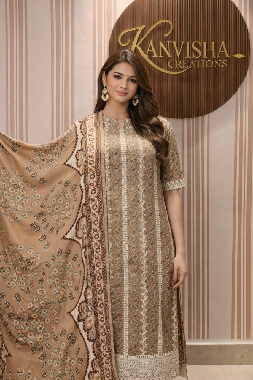 Timeless Elegance Pashmina Brown