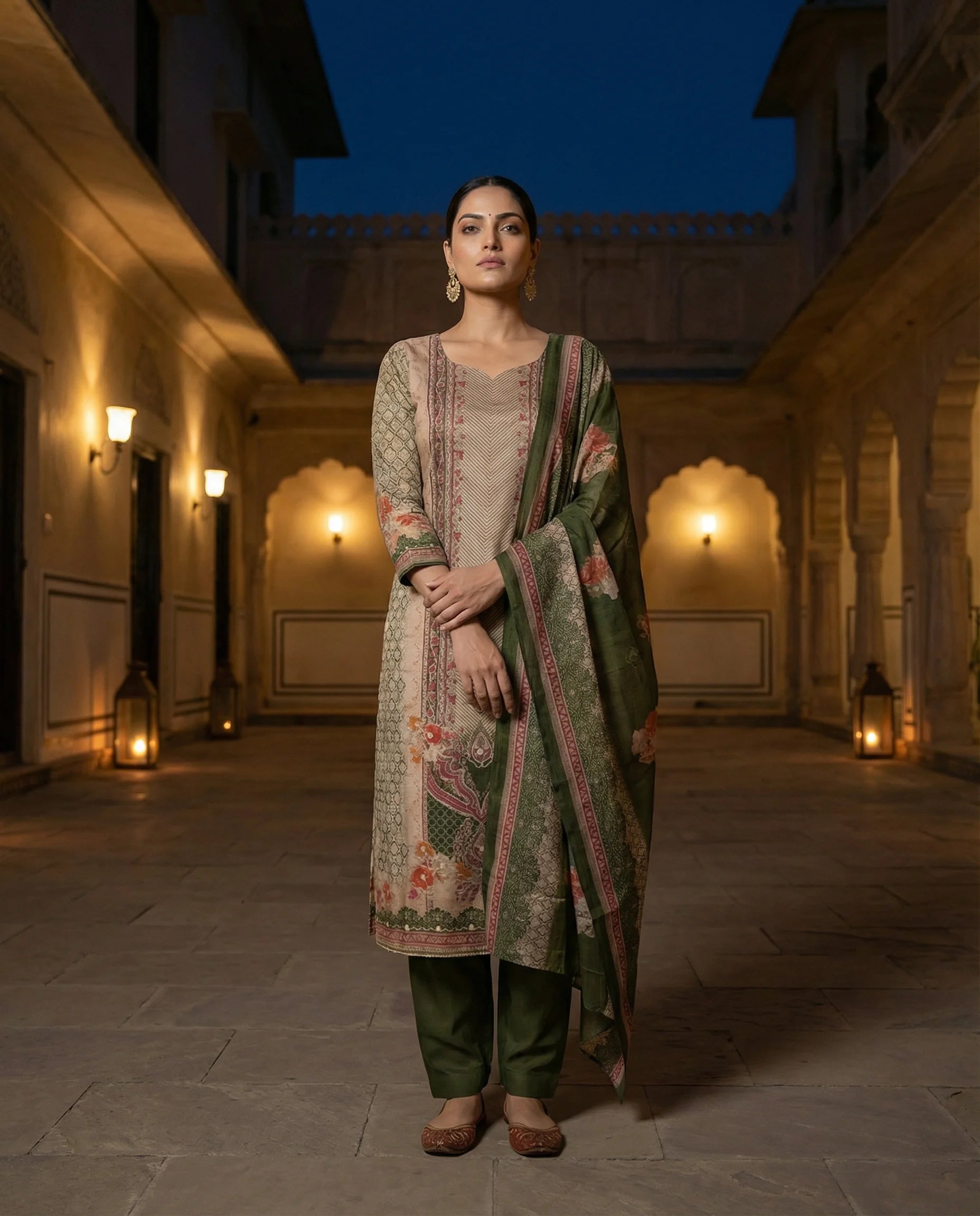Emerald Garden Heritage Suit Set