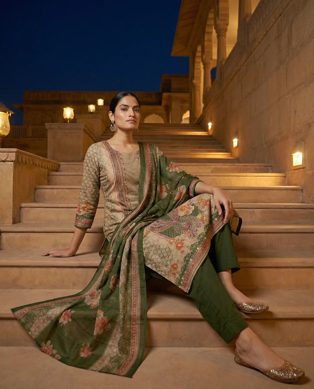 Emerald Garden Heritage Suit Set