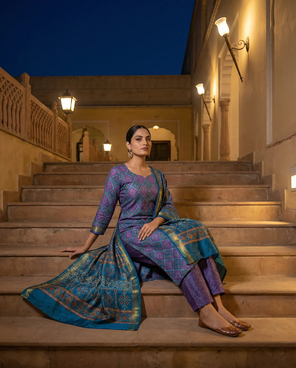 Royal Amethyst Heritage Suit Set