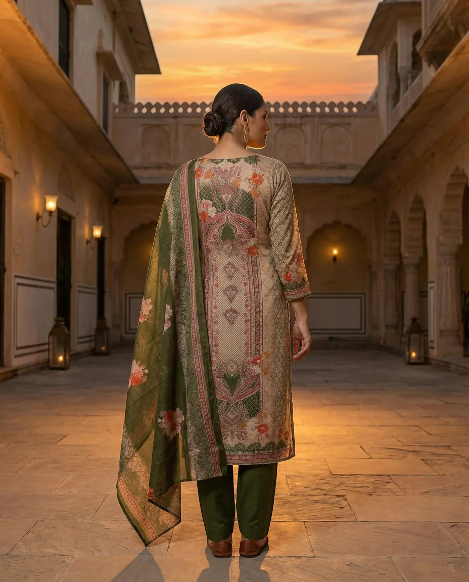 Emerald Garden Heritage Suit Set