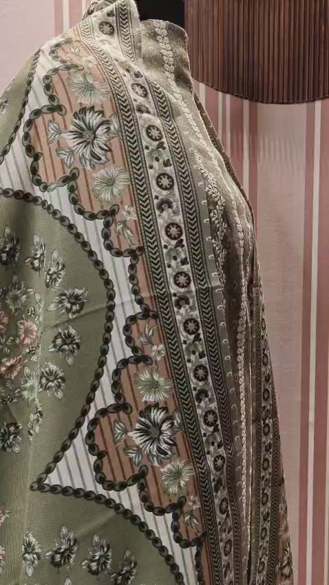 Signature Heritage Pashmina Green