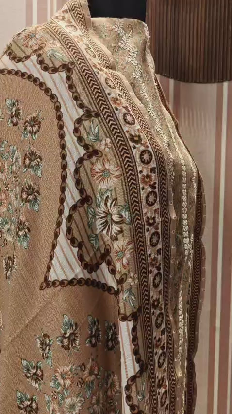 Timeless Elegance Pashmina Brown